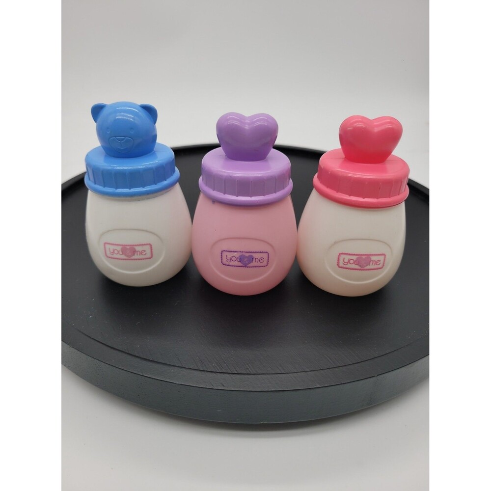 Lot Of 3 You & Me Baby Doll Bottles Pretend Play